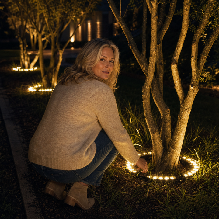 Ringlume – Segmented Ring Solar Tree Light