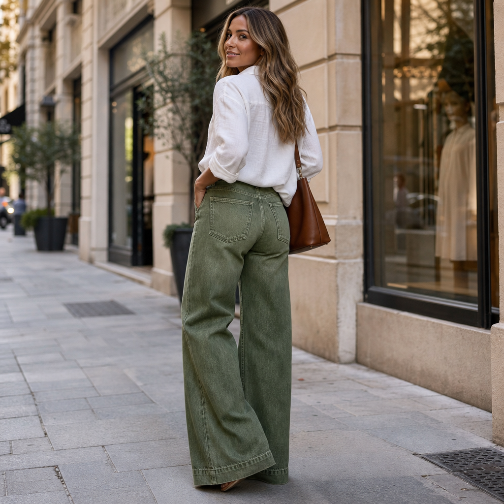Lunaleg – High-Waisted Wide-Leg Jeans