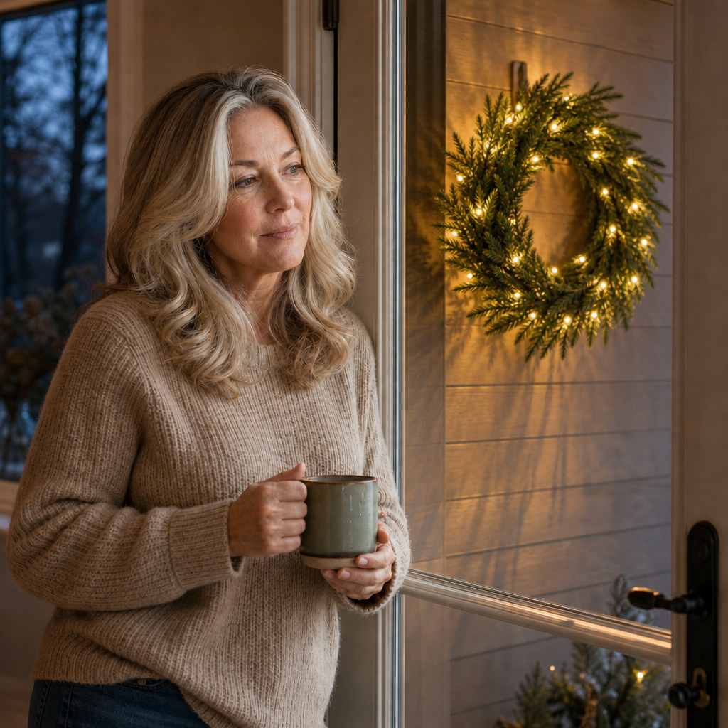 Glowpine – Pre-Lit Norfolk Pine Wreath
