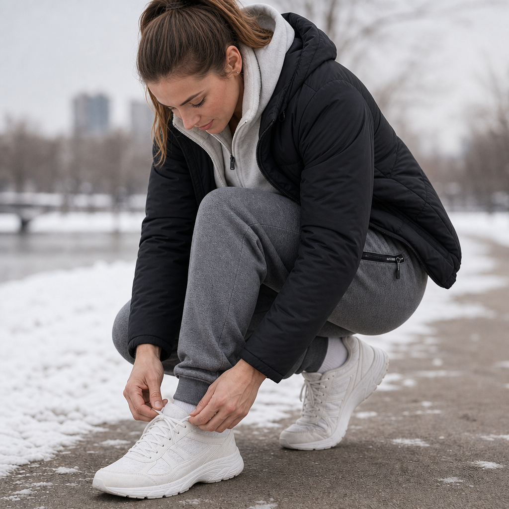 Warmease – Fleece-Lined Tapered Jogger Sweatpants