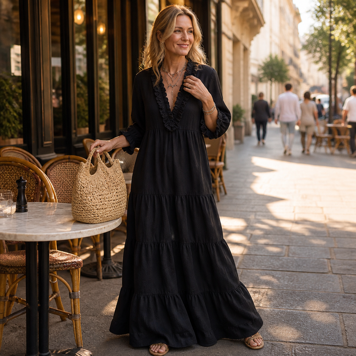 Veluna – The Tiered Maxi Dress That Finally Skims Right