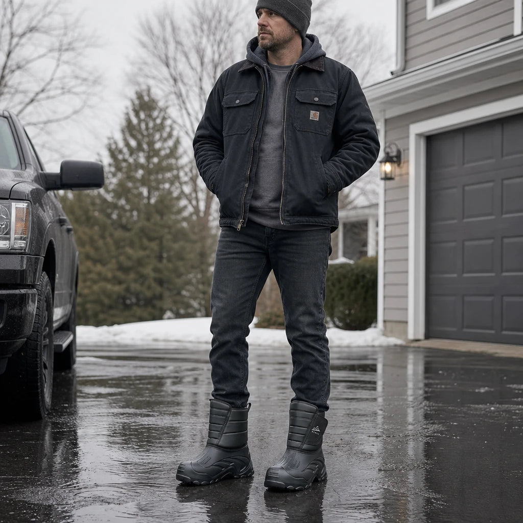 Snowlune – Plush-Lined Pull-On Winter Boots