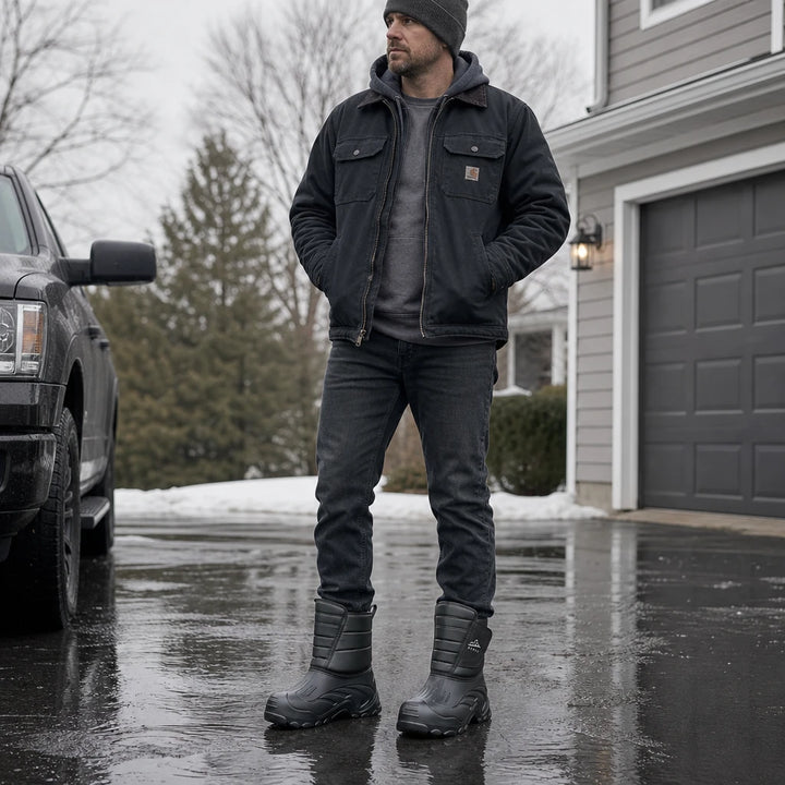 Snowlune – Plush-Lined Pull-On Winter Boots