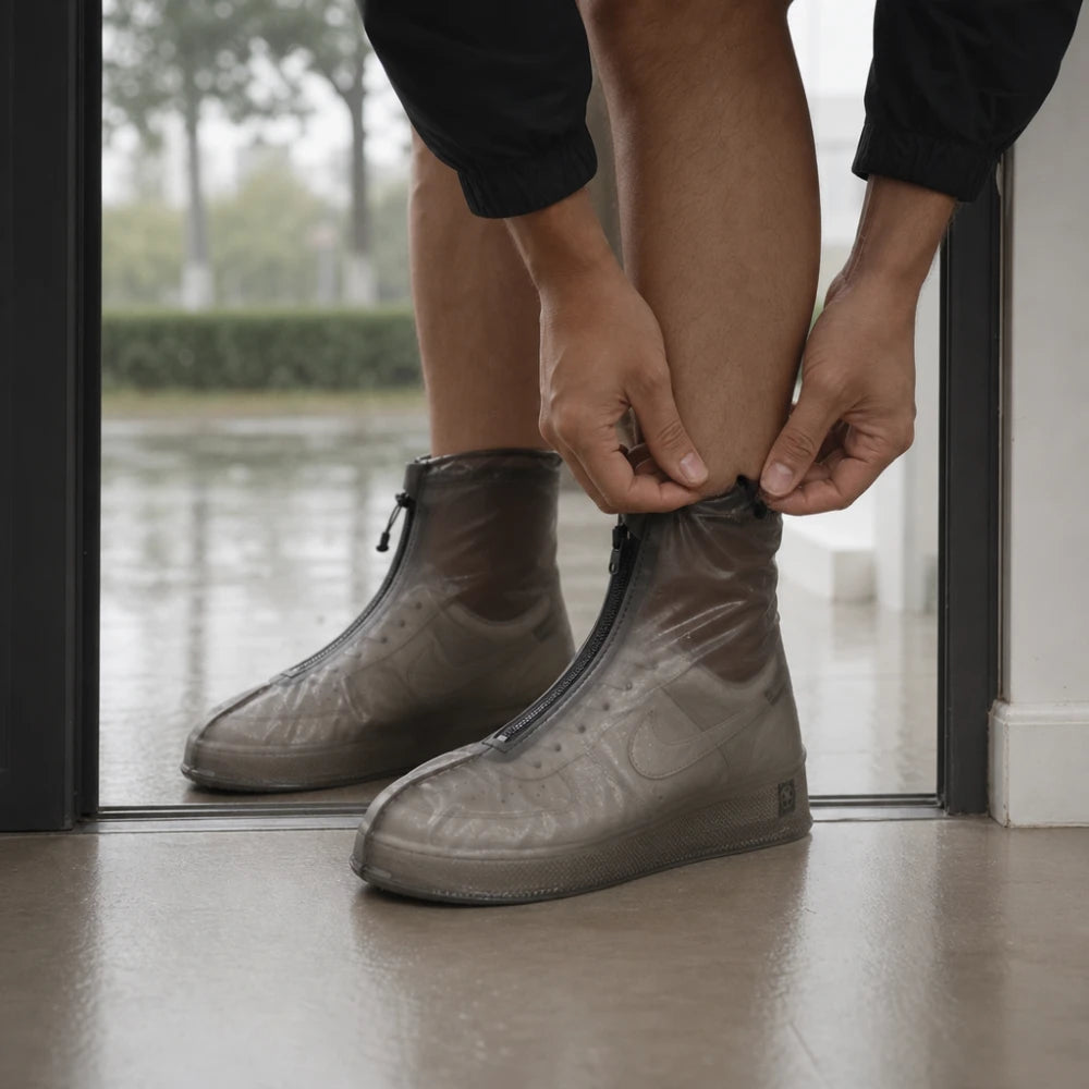 Drystride – Zippered Textured-Sole Waterproof Shoe Covers