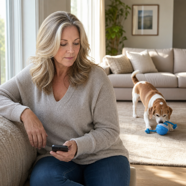 Huddlepaw – Sound-Activated Interactive Rolling Ball Dog Toy