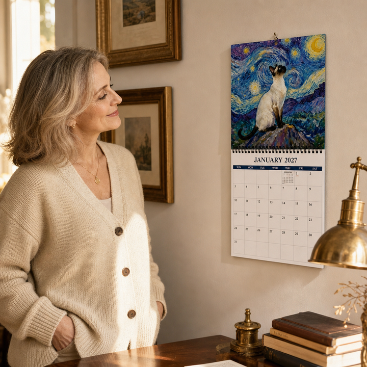 Purrfecto – 2027 Masterpiece Cat Wall Calendar