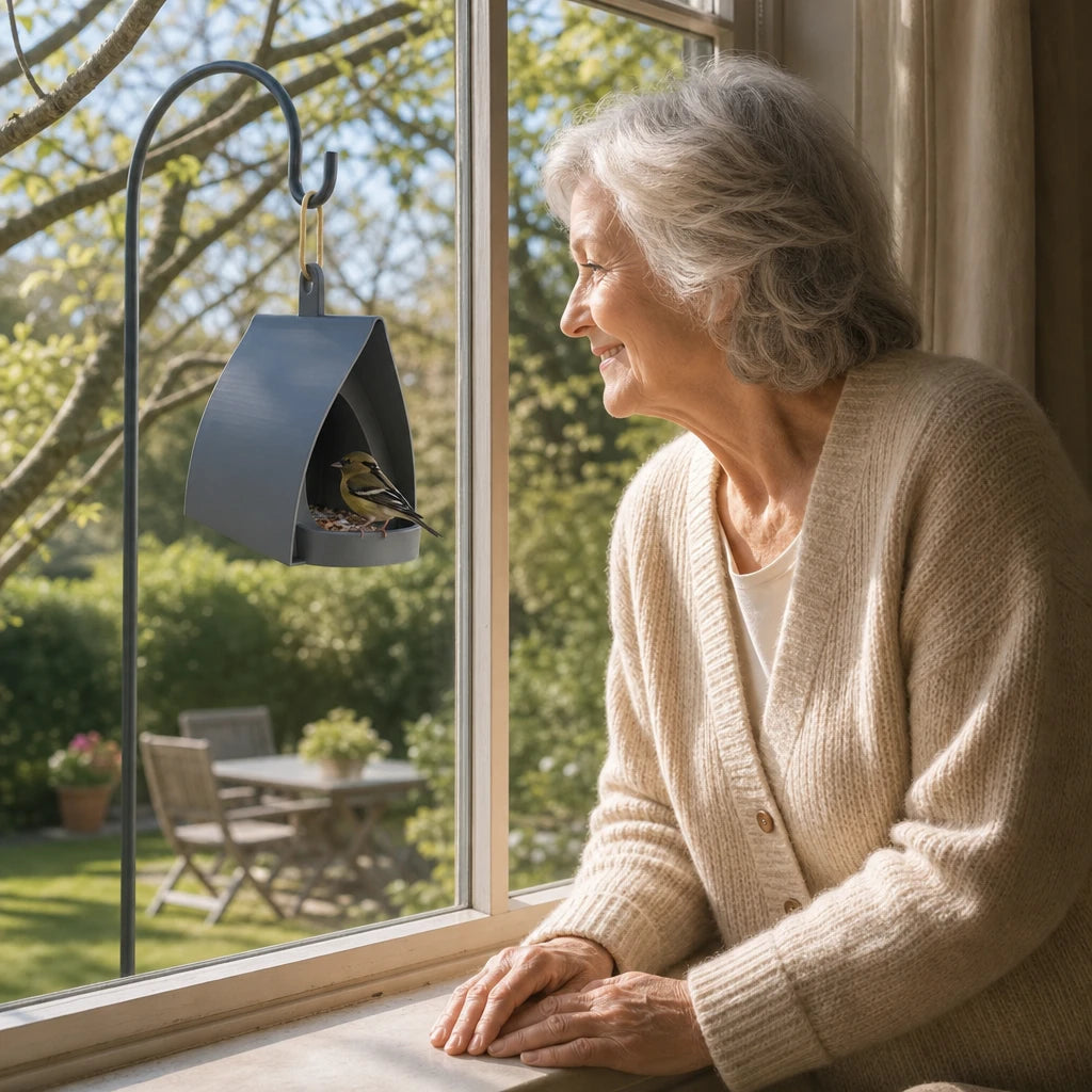 Birdhaven – Roofed Hanging Bird Feeder