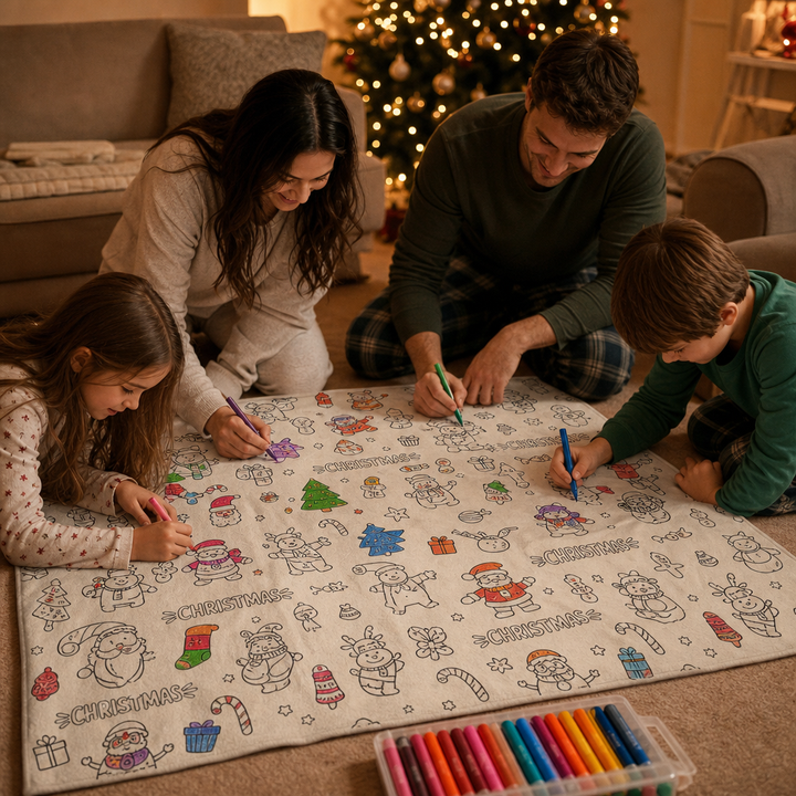 Blossomtabs – Color-Your-Own Kids Duvet Cover Set