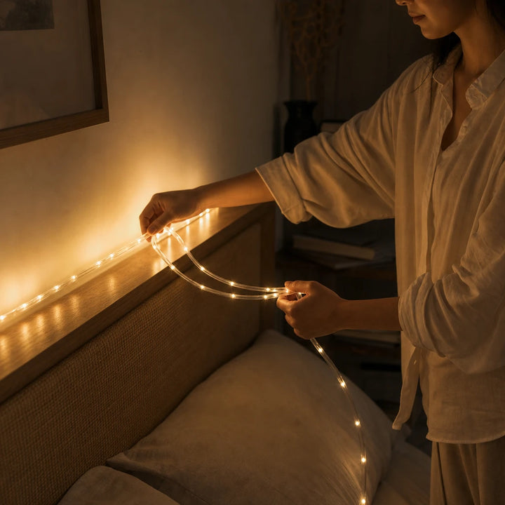 Everglow – Solar PVC Tube Outdoor String Lights