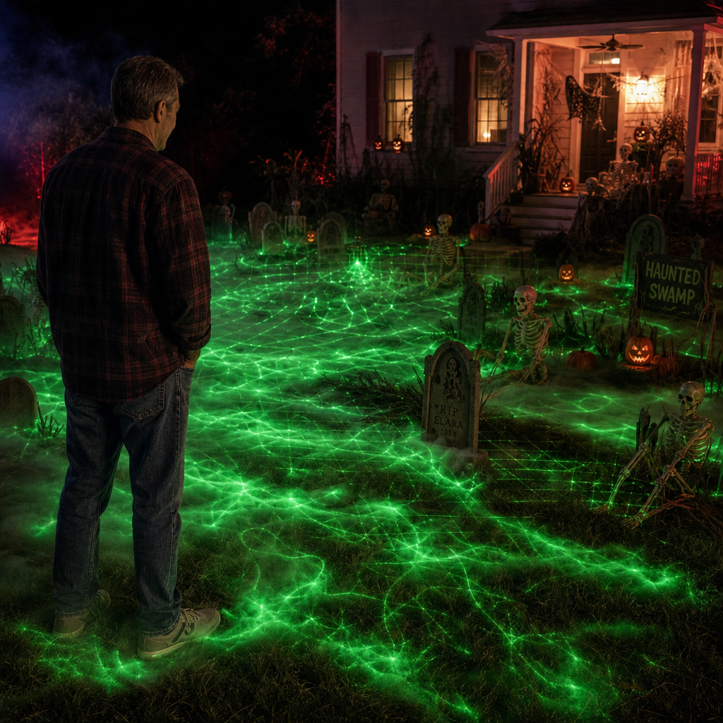 Swampglow – Green Laser Halloween Projector