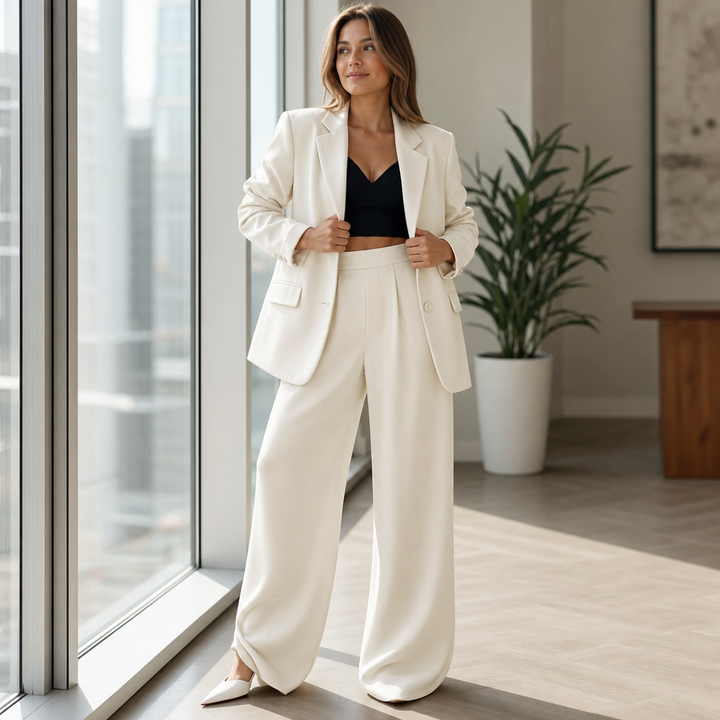 Settlein – Wide-Leg Trouser And Blazer Set