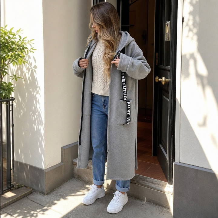 Winterlyn – Oversized Hooded Sweatshirt Coat