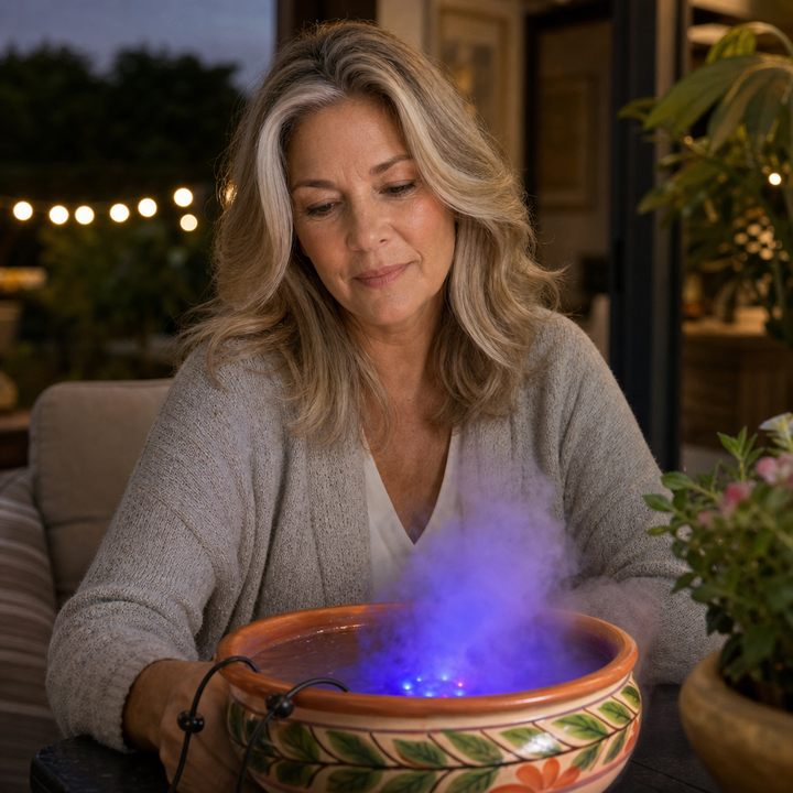 Mistlume – 12-LED Color-Changing Ultrasonic Mist Maker