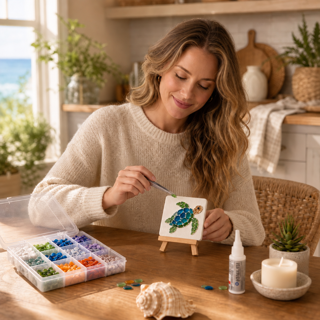 Tideglass – Ocean Sea-Glass Mosaic Kit