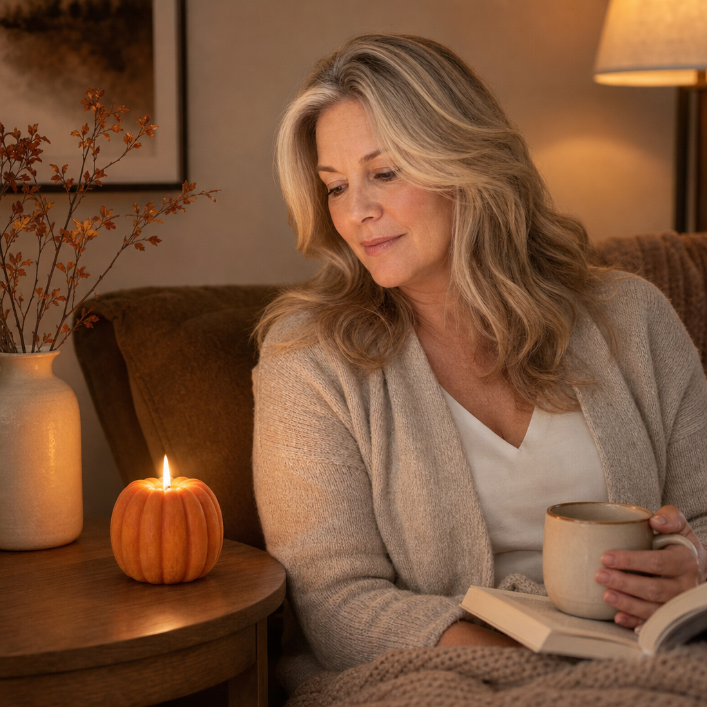 Glovern – Pumpkin-Shaped Cordless Flameless Candle