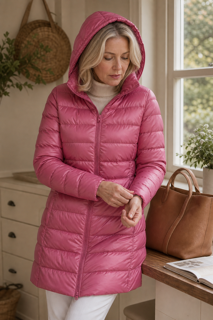 Featherlyte – Detachable-Hood Packable Ultralight Puffer Jacket