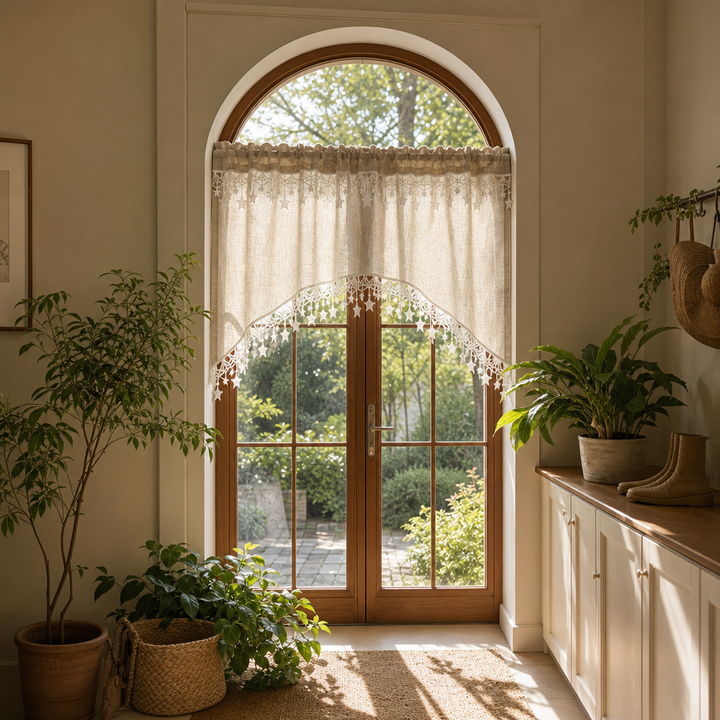 Starweave – Star Lace Arched Window Valance