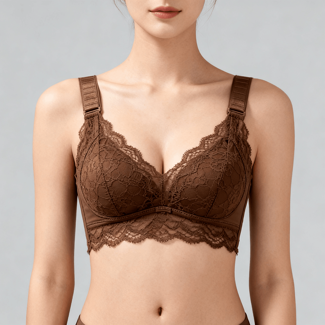Liftara – Wireless Adjustable Lift Bra Brown / M
