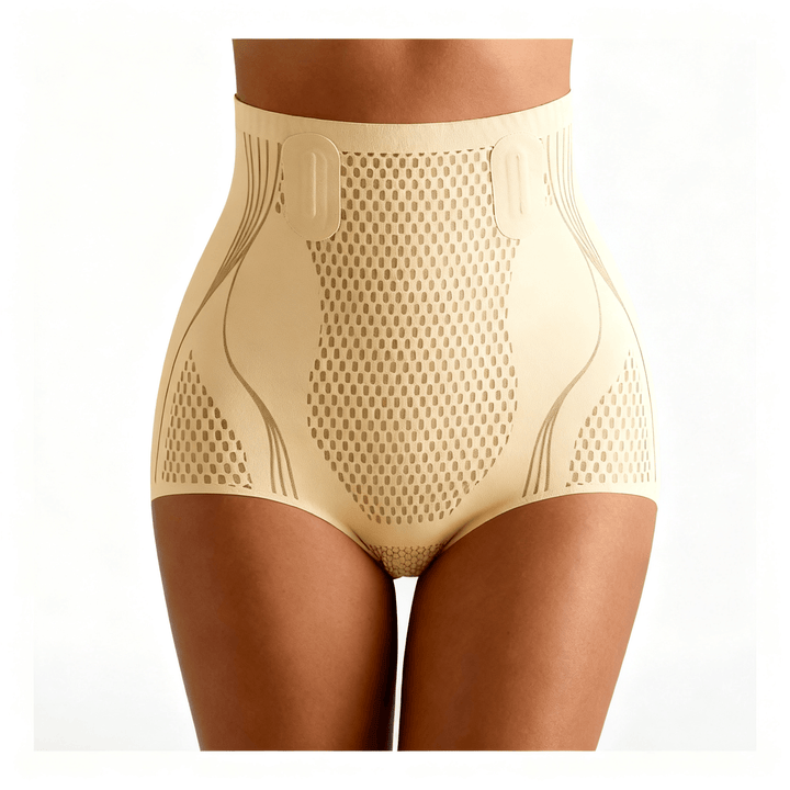 Lovushape - Sculpt & Lift Ice Silk Shaping Shorts for Women Beige