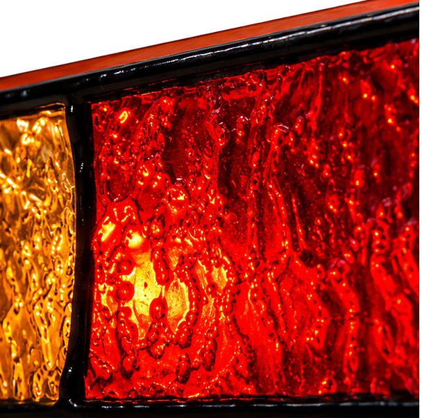 Lumira – Stained Glass Book Stack Table Lamp for Bedside & Reading Book