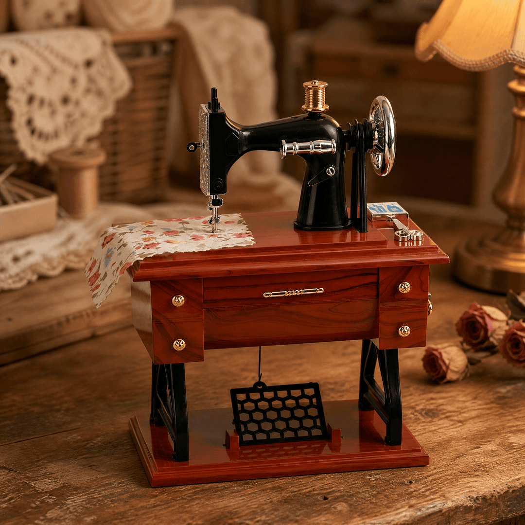 Lunavia – Mini Sewing Machine Music Box Style 1