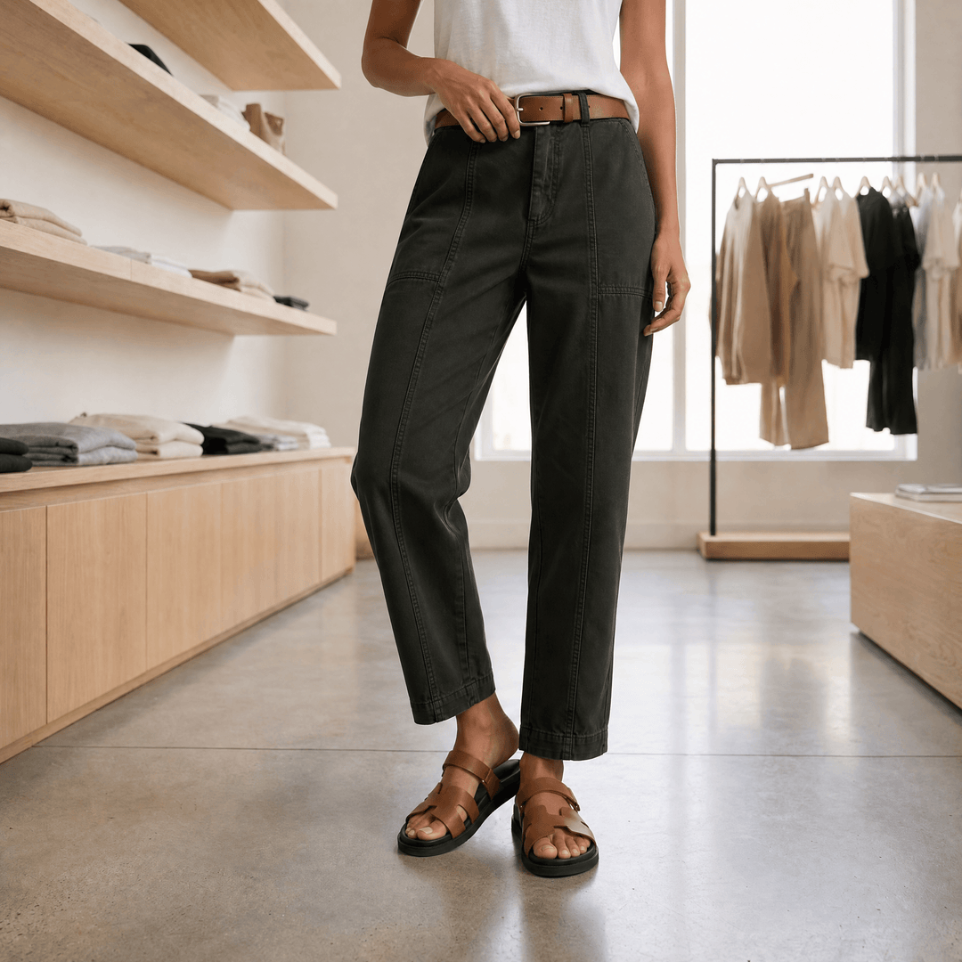 Marsona – Tailored Utility Pants for Work and Weekend Deep Olive