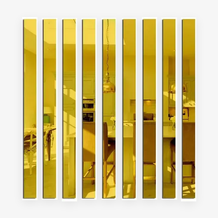 Mirrora – Self-adhesive Mirror-Like Wall Strips (20 pieces)