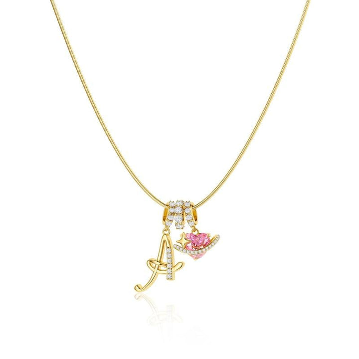 Levara – Personalized Initial Heart Necklace