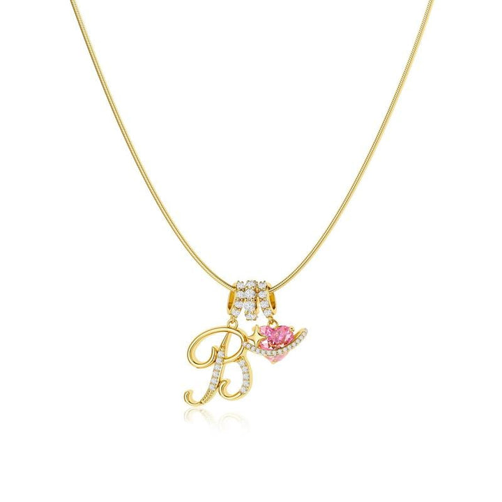 Levara – Personalized Initial Heart Necklace