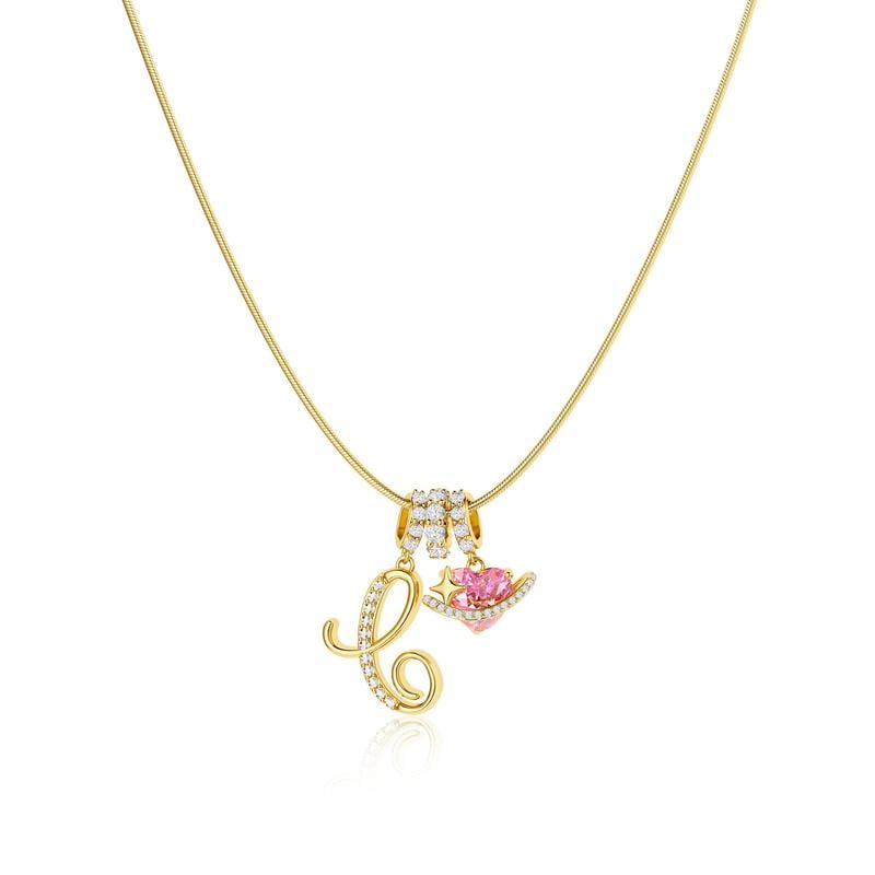 Levara – Personalized Initial Heart Necklace