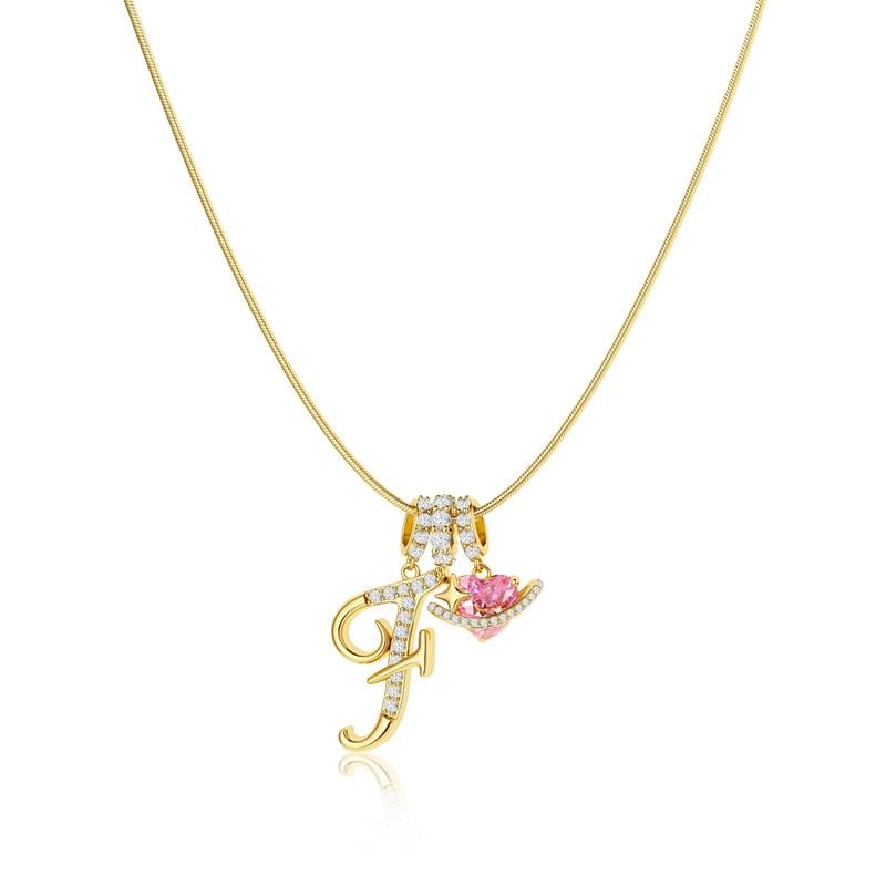 Levara – Personalized Initial Heart Necklace