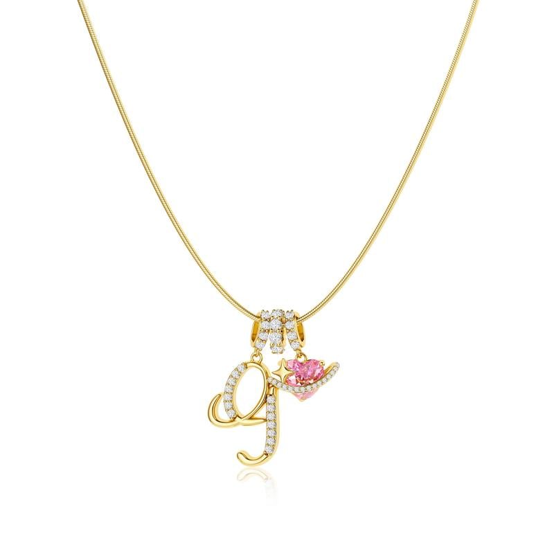 Levara – Personalized Initial Heart Necklace