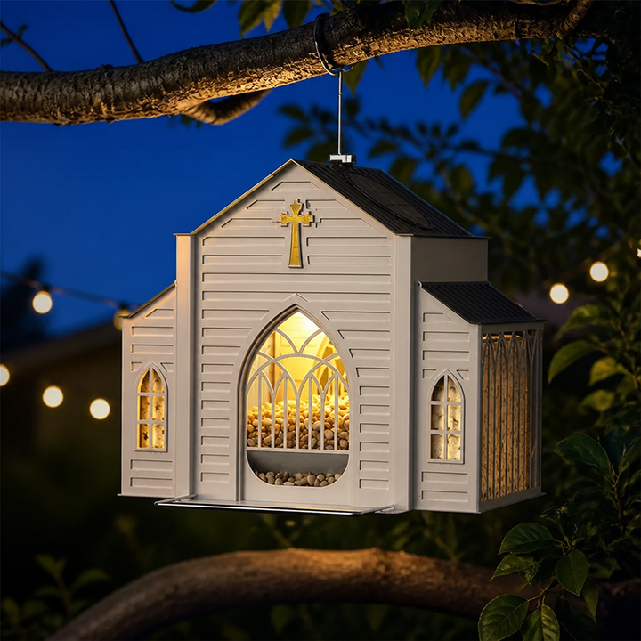 Sanctora – Solar Chapel Bird Feeder