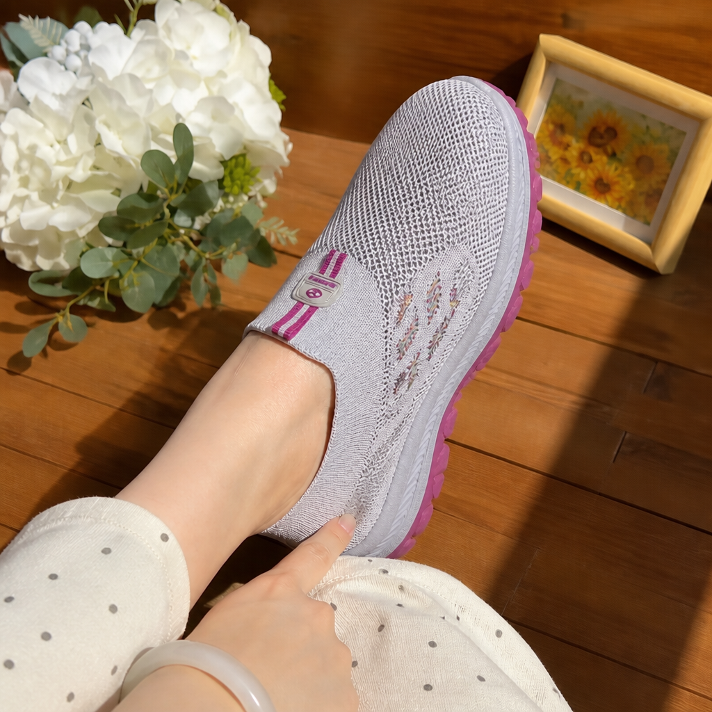 Flexwell – Stretch Knit Wide-Fit Slip-On Sneakers