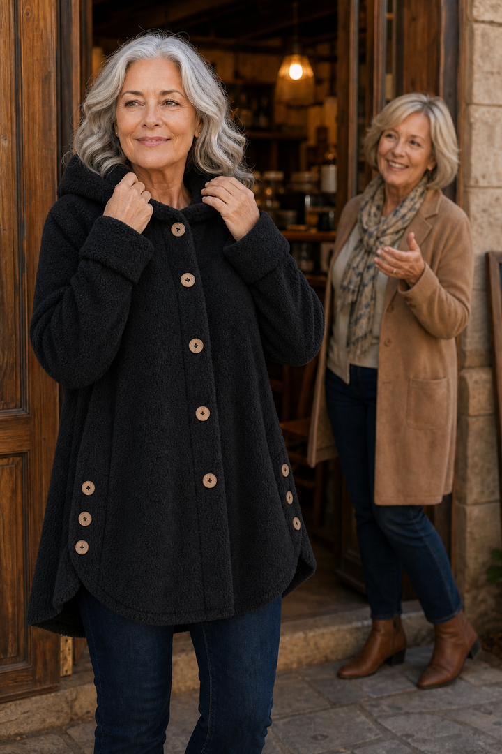 Fenwick – Button-Front Fleece-Look Shirt Jacket