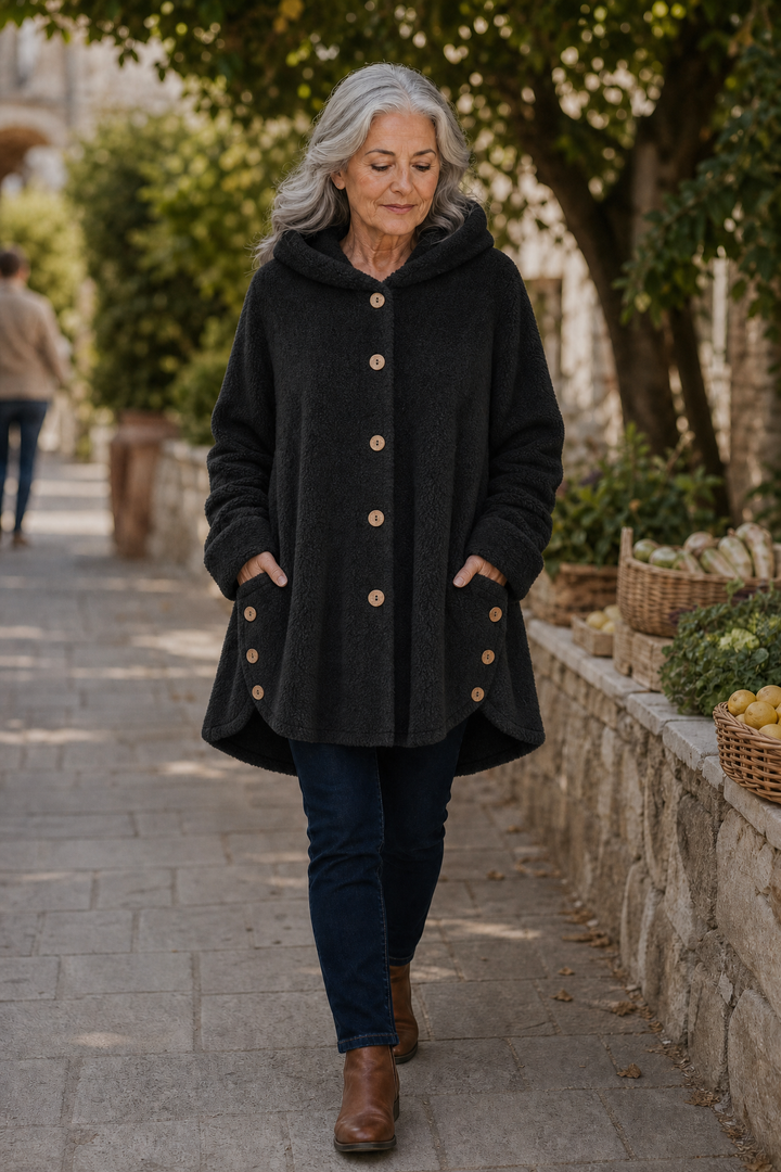 Fenwick – Button-Front Fleece-Look Shirt Jacket