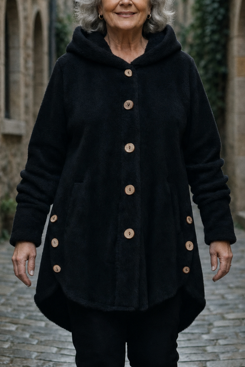 Fenwick – Button-Front Fleece-Look Shirt Jacket