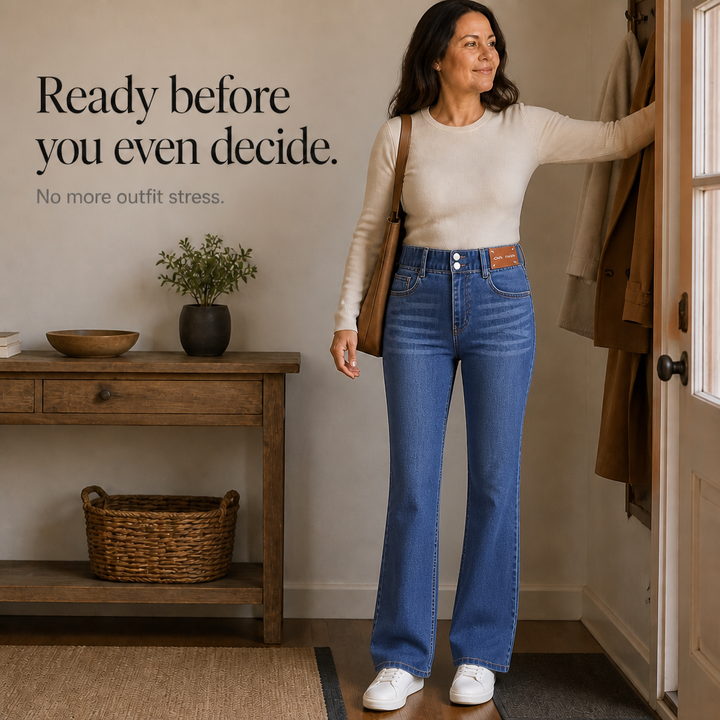 Flarette – High-Waisted Stretch Flare Jeans