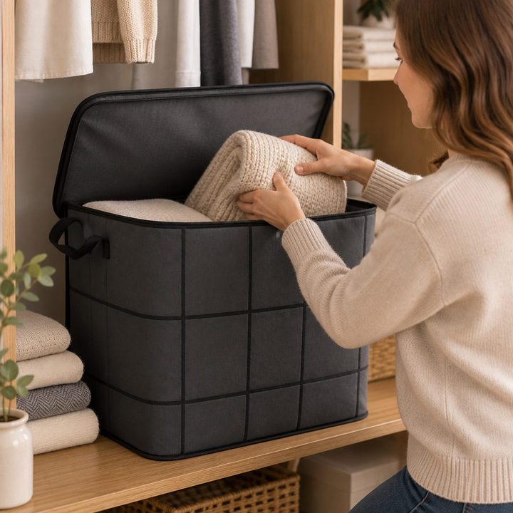 Stashly – Non-Woven Comforter Storage Bag With Zipper