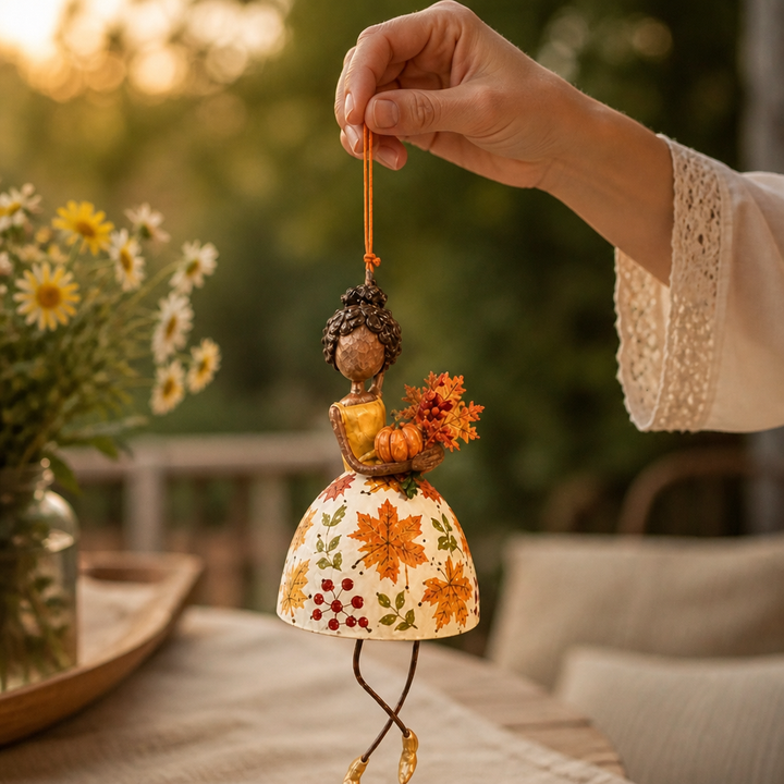 Twirlfolk – Hand-Painted Dancing Lady Hanging Ornament