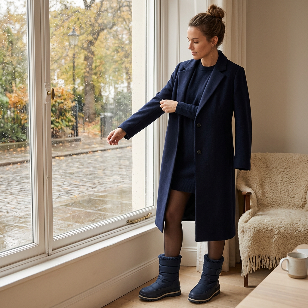 Warmelle – Seamless High-Compression Fleece-Lined Tights