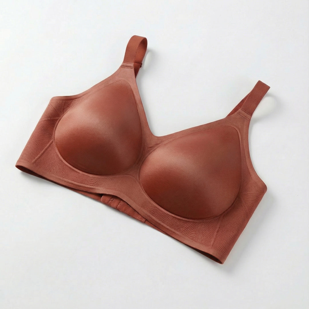 Veluna – Women's Wireless Support Bra with Hidden Gel Lift