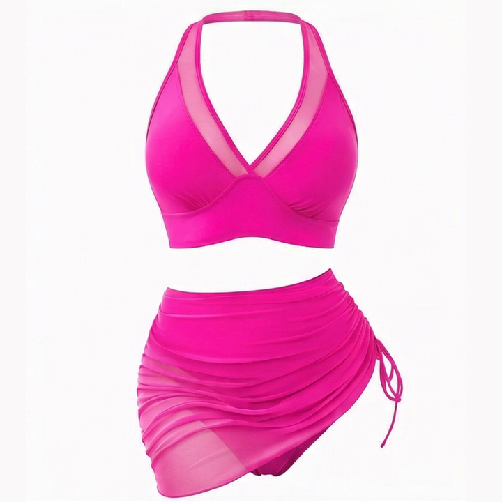 Solivia – Women's Flattering 3-Piece Resort Bikini Set