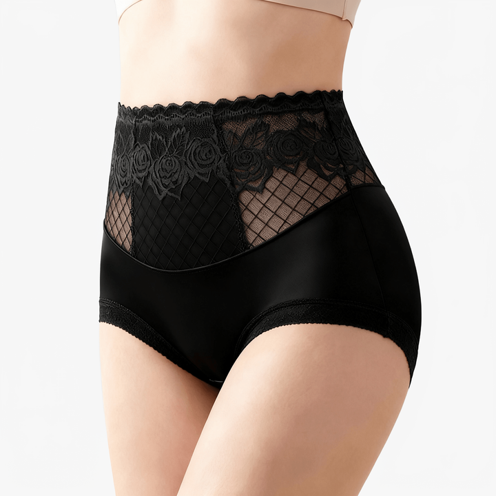 Lacyfit – Silky Sculpt High Waist Shaping Panties Black