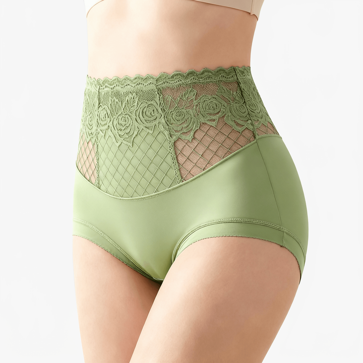 Lacyfit – Silky Sculpt High Waist Shaping Panties Sage Green