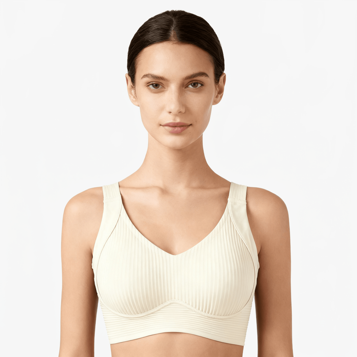 Veluna – Wireless Full Support Cooling Bra Ivory