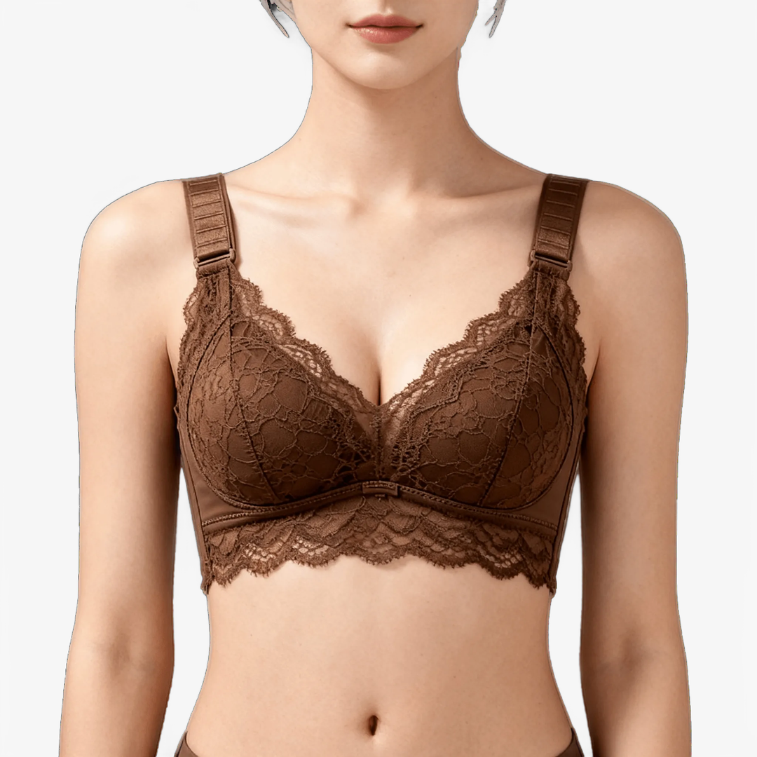 Liftara – Wireless Adjustable Lift Bra Brown / M