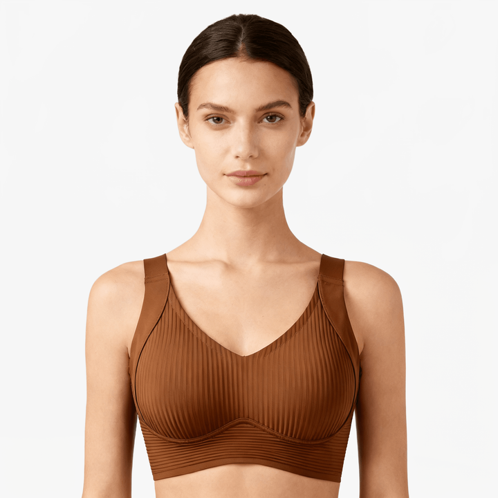 Veluna – Wireless Full Support Cooling Bra Mocha