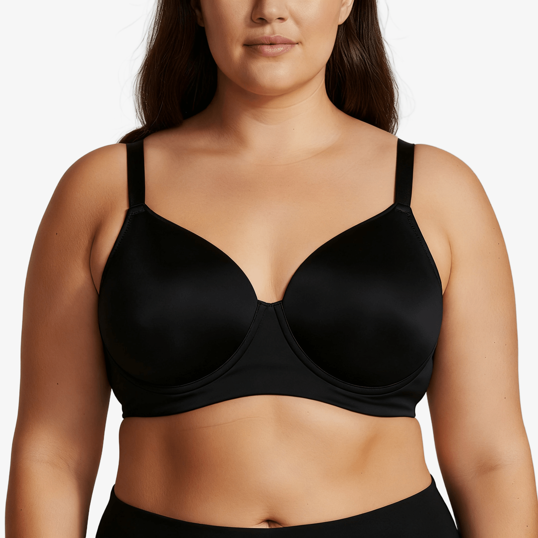 Veluna – Wide-Band Full-Bust Shaping Bra Black / 32B – 32DDD