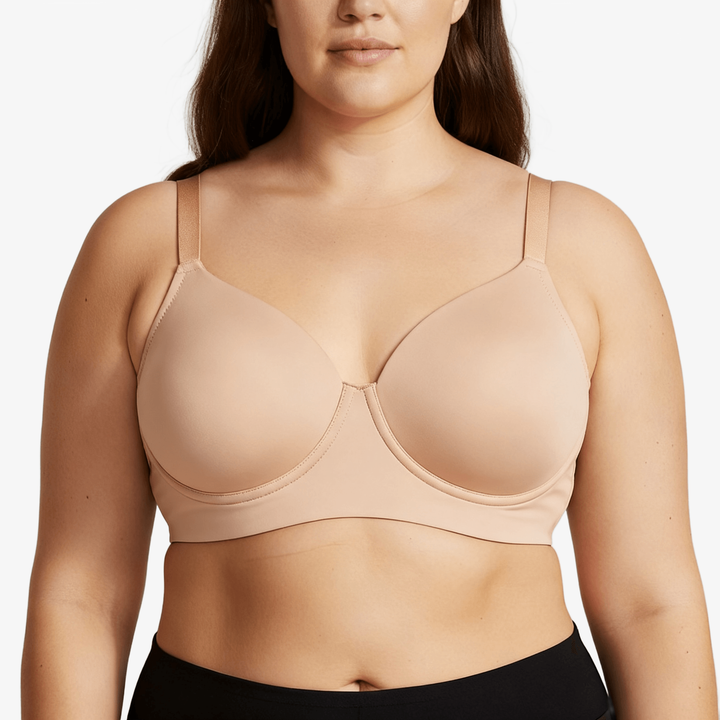 Veluna – Wide-Band Full-Bust Shaping Bra Nude / 32B – 32DDD
